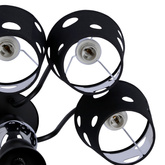 Żyrandol czarny lampa wisząca 3xE14 Batley Ledea 50203105