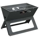 Grill na świeżym powietrzu Czarny 46 x 31 x 31 cm Stal
