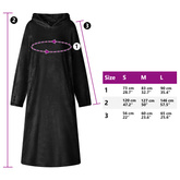 Bluza-koc Czarny S Flanela