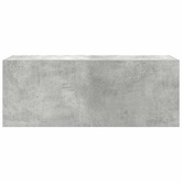 Wisząca szafka łazienkowa, szarość betonu, 80x25x30 cm