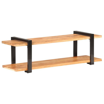 vidaXL Szafka pod TV, 130 x 40 x 40 cm, lite drewno akacjowe