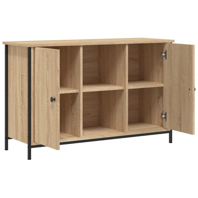 Szafka pod TV, dąb sonoma, 100x35x65 cm materiał drewnopochodny