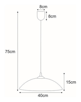 Lampa wisząca K-3511 z serii UFO