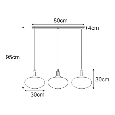 Lampa wisząca K-5856 z serii AKARI