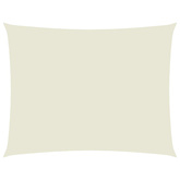 Prostokątny żagiel ogrodowy, tkanina Oxford, 3,5x4,5 m, kremowy