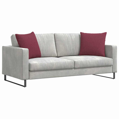 Poduszki na sofę 2 pcs Czerwone wino 50 x 50 cm tkanina