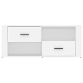 vidaXL Szafka pod TV, biała, 100x35x40 cm, materiał drewnopochodny wariant 4