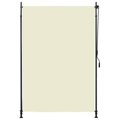 vidaXL Roleta zewnętrzna, 150x270 cm, kremowa