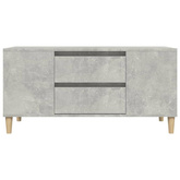 vidaXL Szafka pod TV, szarość betonu, 102x44,5x50 cm