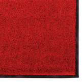 Dywanik wejściowy Czerwony i Czarny 120 x 250 cm 100% poliamid