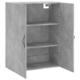 vidaXL Szafka wisząca, szarość betonu, 69,5x34x90 cm wariant 8