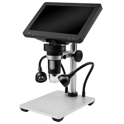 Mikroskop Edukacyjny Cyfrowy Pilot Przewodowy 1200X LCD 7 CALI HD Kamera