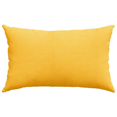 Poduszki na sofę 2 pcs Jasnożółty 50 x 30 cm Tkanina sztruksowa