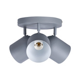 Lampa sufitowa 3xE27 szara 32cm AZURO 98-63236