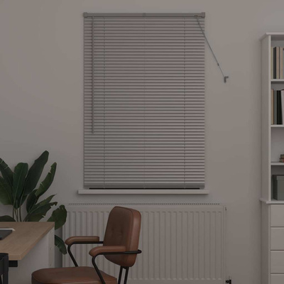 Żaluzje weneckie Srebrny 175 x 95 cm Aluminium