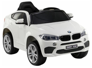 Auto na Akumulator BMW X6 SUV Światła LED MP3 Samchód Pojazd Biały