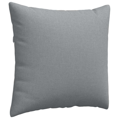Poduszki na sofę 2 pcs Jasnoszary 45 x 45 cm tkanina