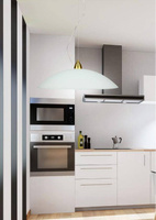 LAMPA SUFITOWA WISZĄCA CANDELLUX OTEO 31-75829 E27 BIAŁY MOSIĄDZ MAT