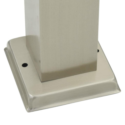 Lampy słupkowe z czujnikiem 3 szt. 110 cm Stal nierdzewna IP44