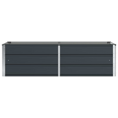Donica Antracyt 160 x 80 x 45 cm Stal