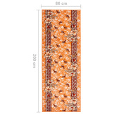 vidaXL Chodnik dywanowy, BCF, terakota, 80x200 cm