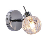 Lampa ścienna kinkiet 1X40W G9 chrom BOMBOLA 91-70289
