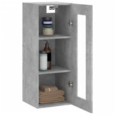 vidaXL Szafka wisząca, szarość betonu, 34,5x34x90 cm wariant 6