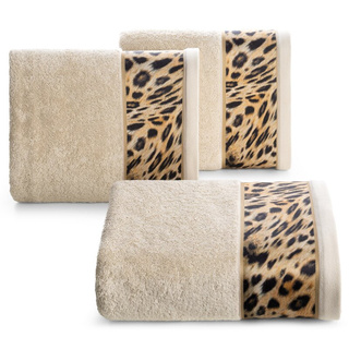 Ręcznik Eva beżowy 70x140