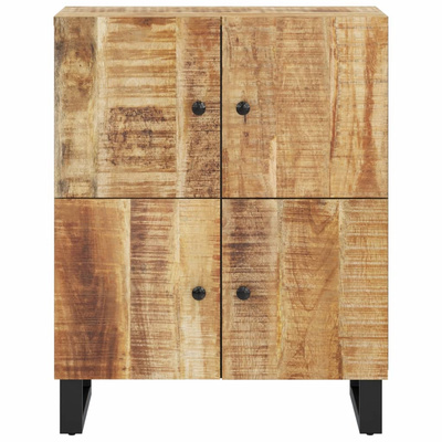 Szafka z 4 drzwiczek, 60x33x75 cm, lite drewno mango