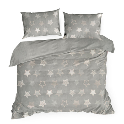 Pościel Flano srebrna 160x200