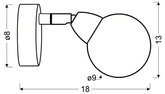 Kinkiet LED SMD BOLO 91-67517 CHROM