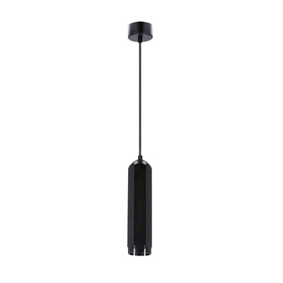 Lampa wisząca czarna naświetlacz Tuba 31-77691