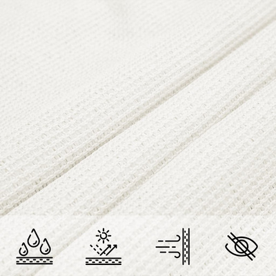 Żagiel przeciwsłoneczny HDPE prostokątny 2x4 m, biały