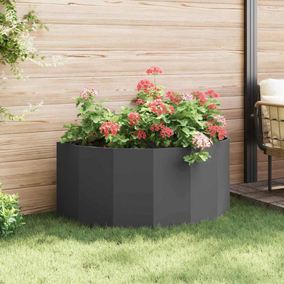 Donica Czarny 120 x 60 x 50 cm Stal