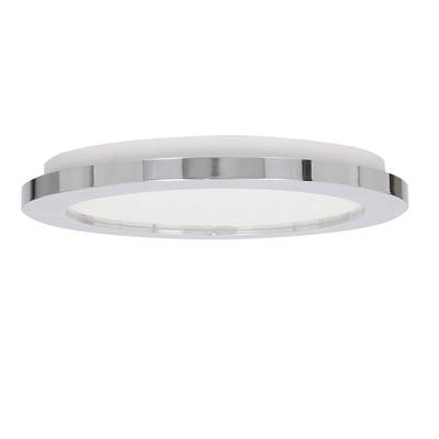 Plafon do łazienki PIXEL minimalistyczny – srebrny chromowany 22,5 cm - okrągły plafon LED z funkcją ściemniania 3000K 12W IP441