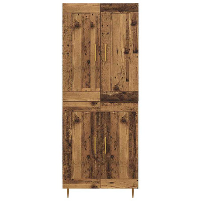 Highboard Stare drewno 69,5 x 34 x 180 cm Drewno inżynieryjne