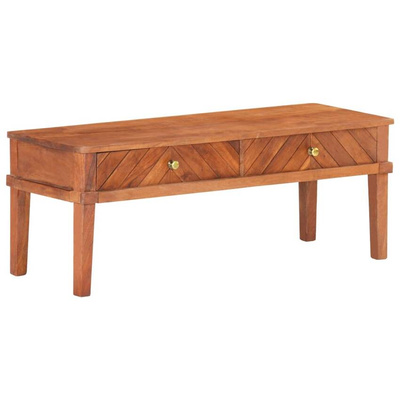 vidaXL Szafka pod TV, 110x40x41 cm, lite drewno akacjowe