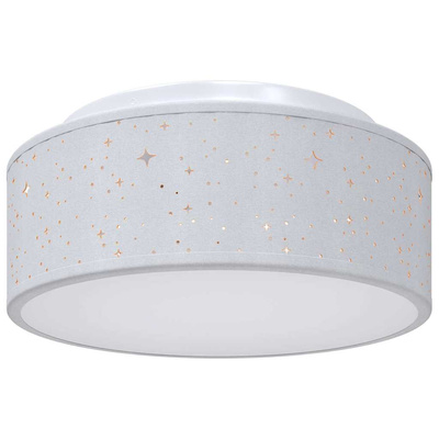 Lampa Sufitowa Z reflektorami Szary 30 x 30 x 13,5 cm tkanina