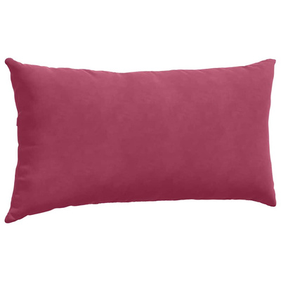 Poduszki na sofę 2 pcs Czerwone wino 80 x 40 cm