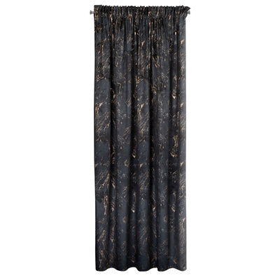 Zasłona Nadia czarna 140x300