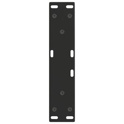 Nogi do stolika kawowego w kształcie litery V 2 szt. Czarne 28x(42-43,3) cm Stal