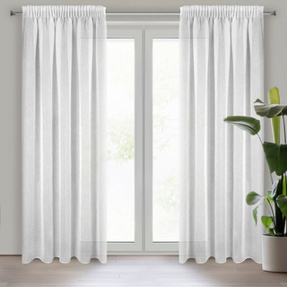 Firana Sonia biała 140x270