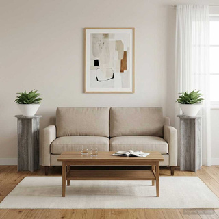 Stojak na rośliny 2 pcs Szary Sonoma 29,5 x 29,5 x 60 cm
