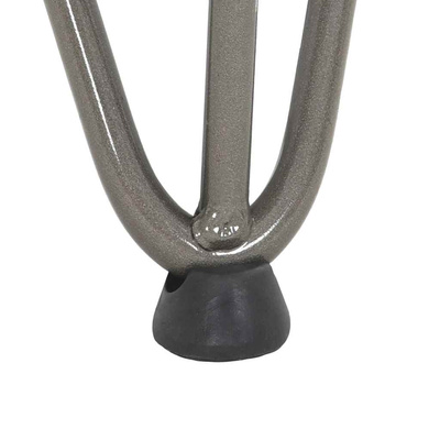 Nogi do stolika kawowego 4 szt. Naturalna stal 42 cm Solidna stal