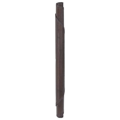 vidaXL Dywan okrągły, ciemnobrązowy, 100 cm, bambusowy