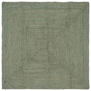Dywany pokojowe Prostokątny Oliwkowy zielony 160 x 160 cm Juta