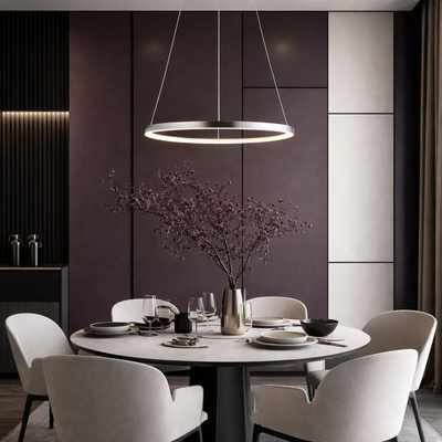 Lampa wisząca LED 25W ring 40cm okrągła 4000K Lune 31-64646