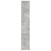 Szafki na płyty CD, 2 szt., szarość betonu, 21 x 16 x 93,5 cm