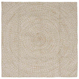 Dywany pokojowe Naturalne i białe 120 x 120 cm Juta