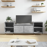 Szafka pod TV, szarość betonu, 160x35x55 cm vidaXL